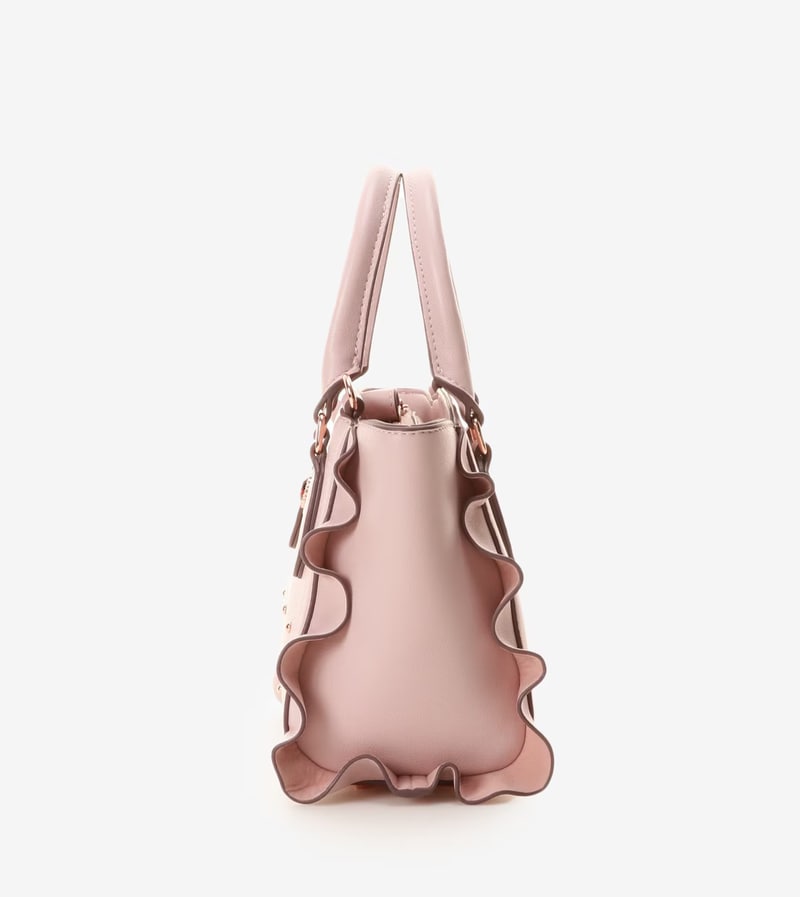 リボンスタッズフラッター(ミニ)【ピンクベージュ】 ピンクベージュ 0