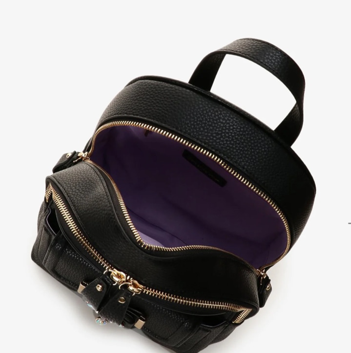 ビジューリボンリュック(小) ブラック 0