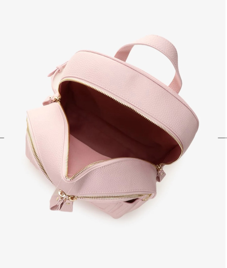 ビジューリボンリュック(小) ピンク 0