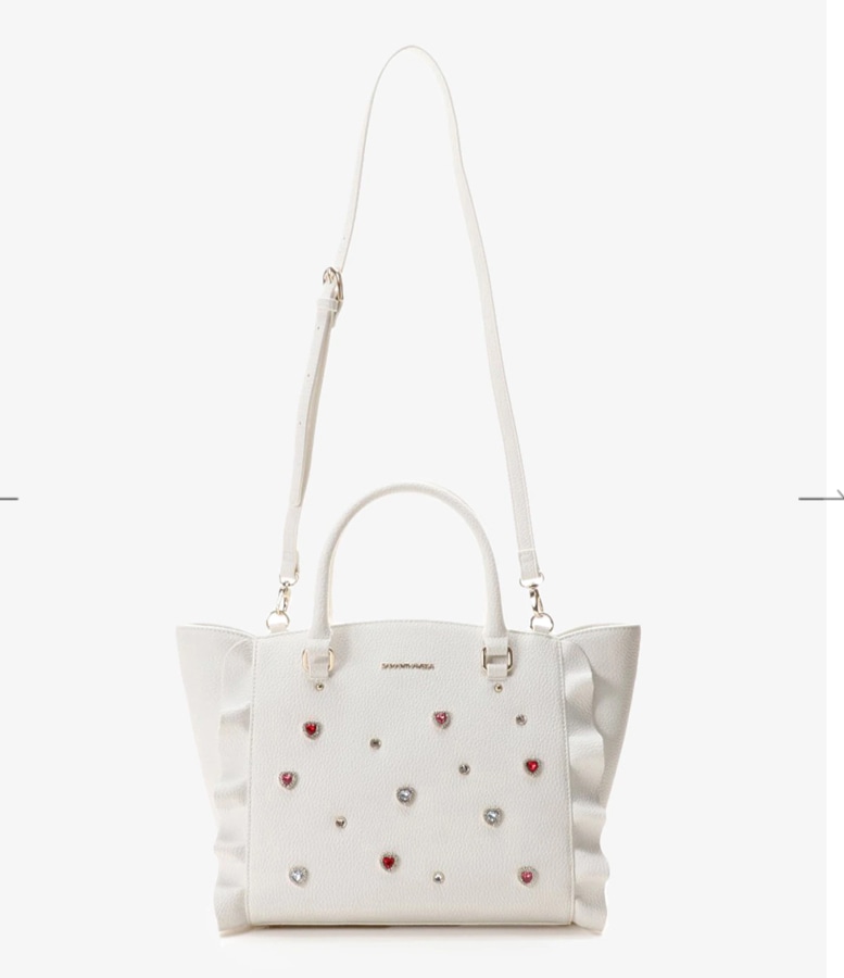 ビジューフラッター(小)【ホワイト】 ホワイト 0