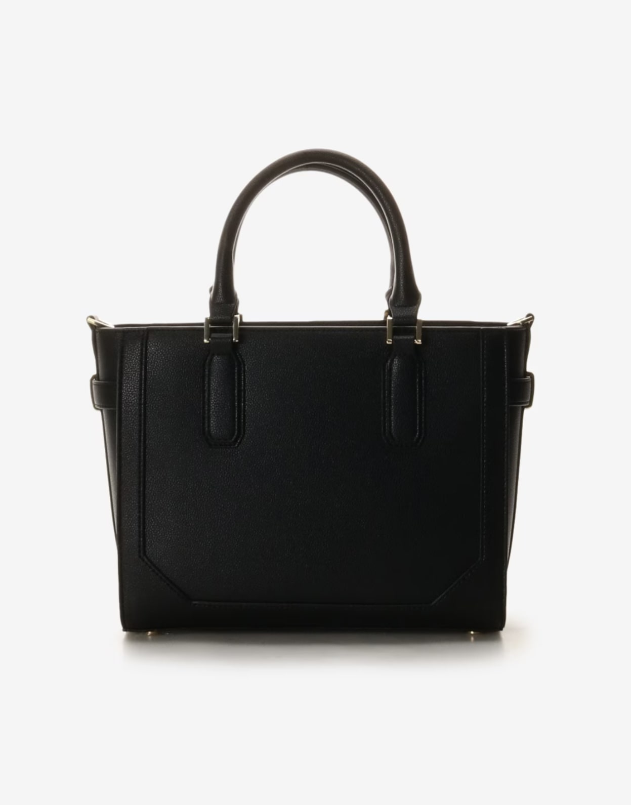 ベルト金具ハンドバッグ【ブラック】 ブラック