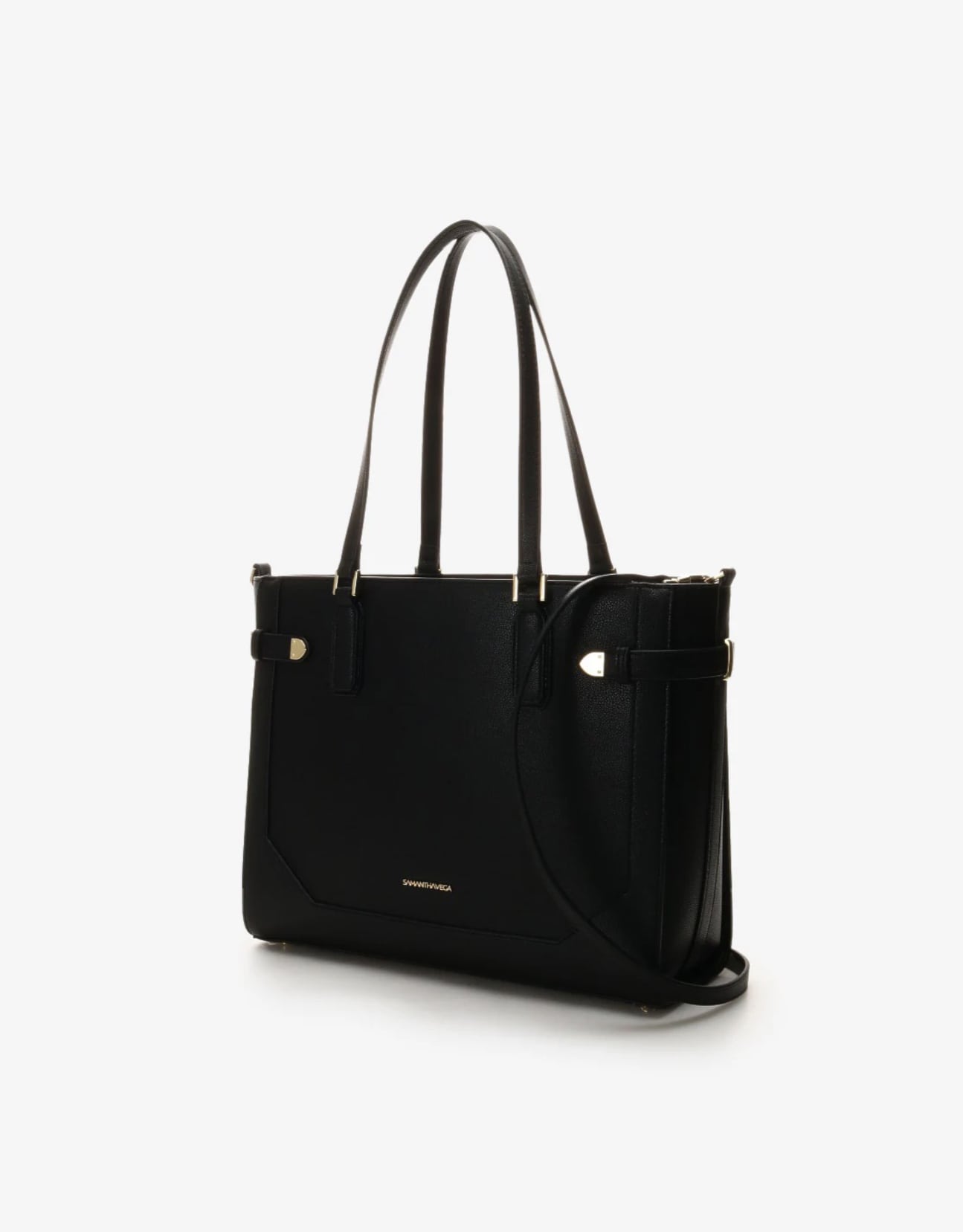 ベルト金具トートバッグ【ブラック】 ブラック