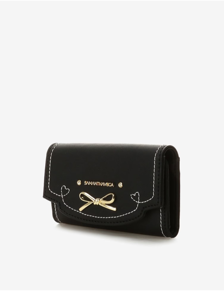 フリルリボンキーケース【ブラック】 ブラック