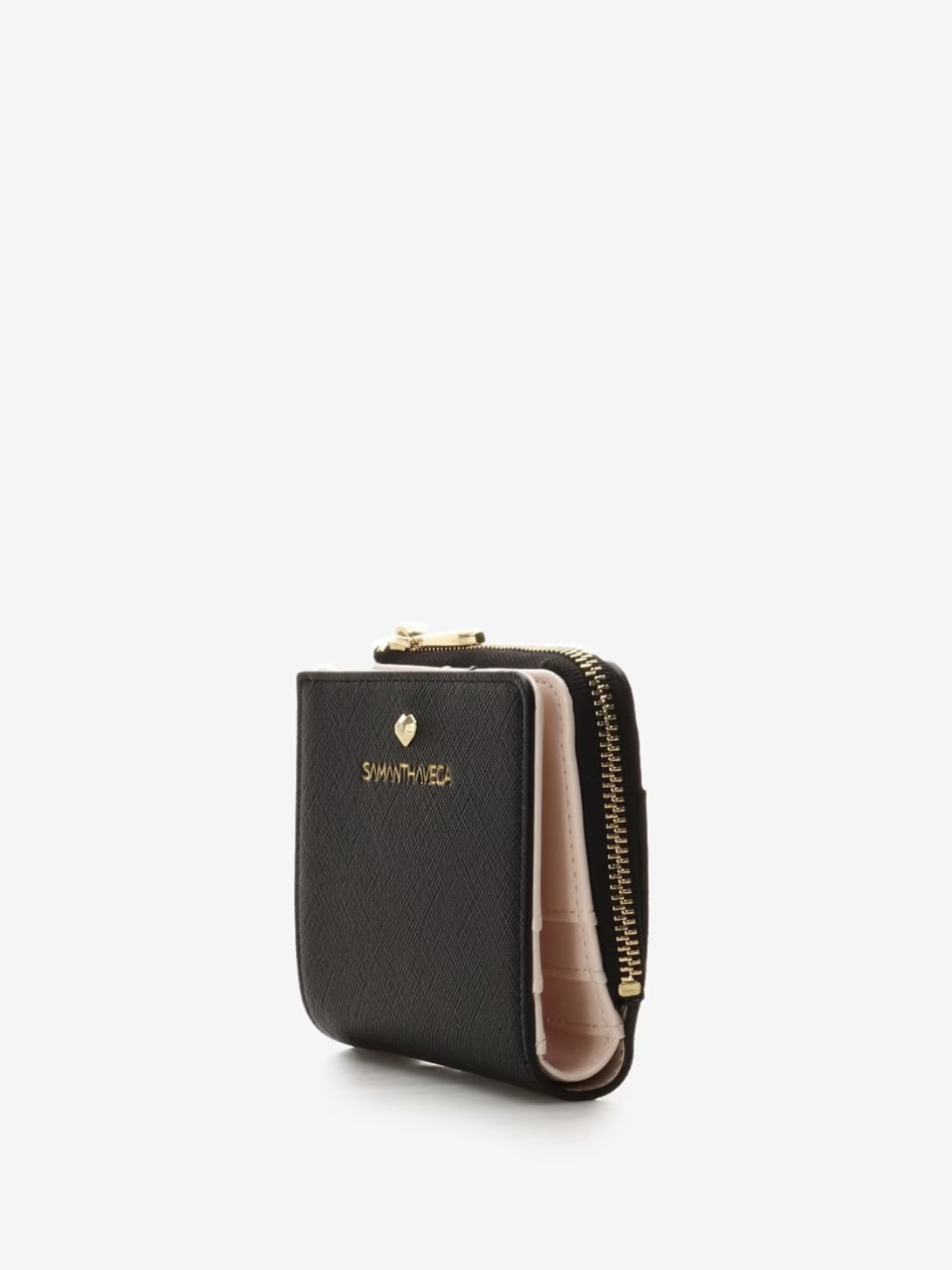 カラフルミニマム折財布【ブラック】 ブラック