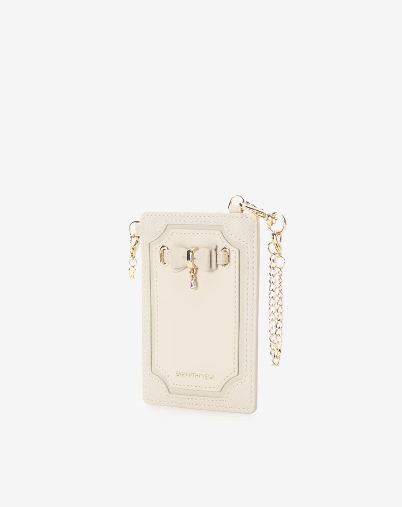 フロントリボンベルトパスケース【オフホワイト】 オフホワイト