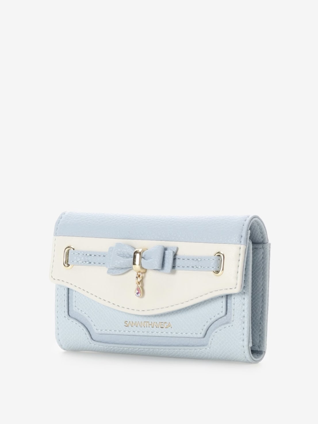 フロントリボンベルトキーケース【ライトブルー】 ライトブルー