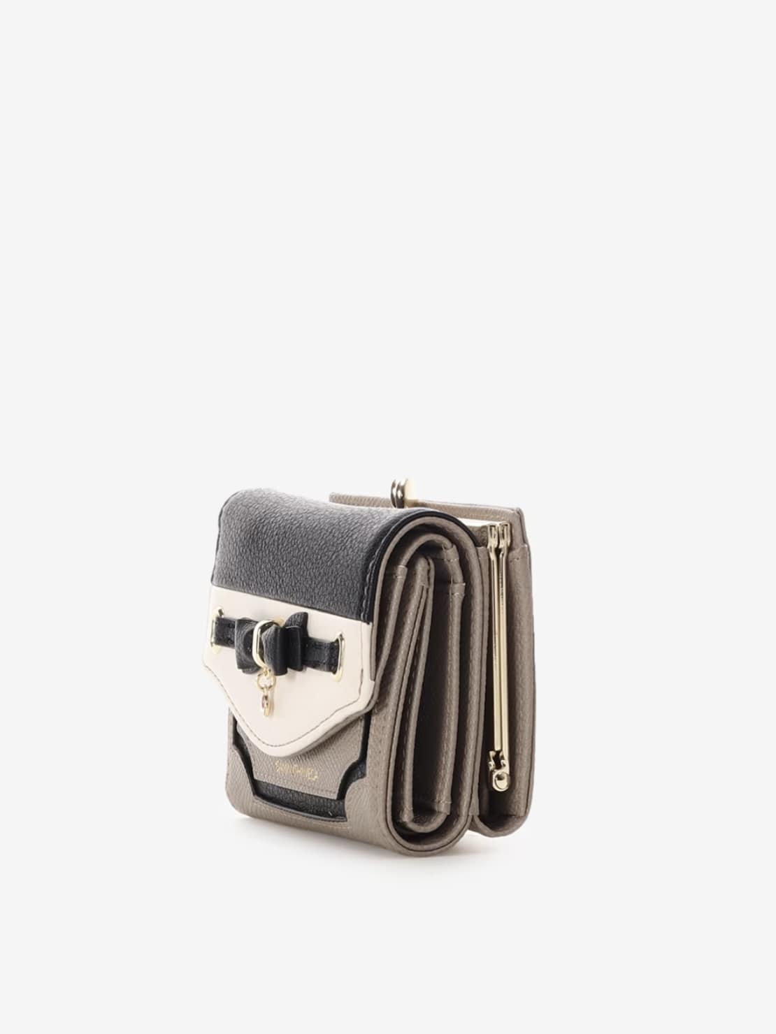 フロントリボンベルト折財布【マルチカラー】 マルチカラー