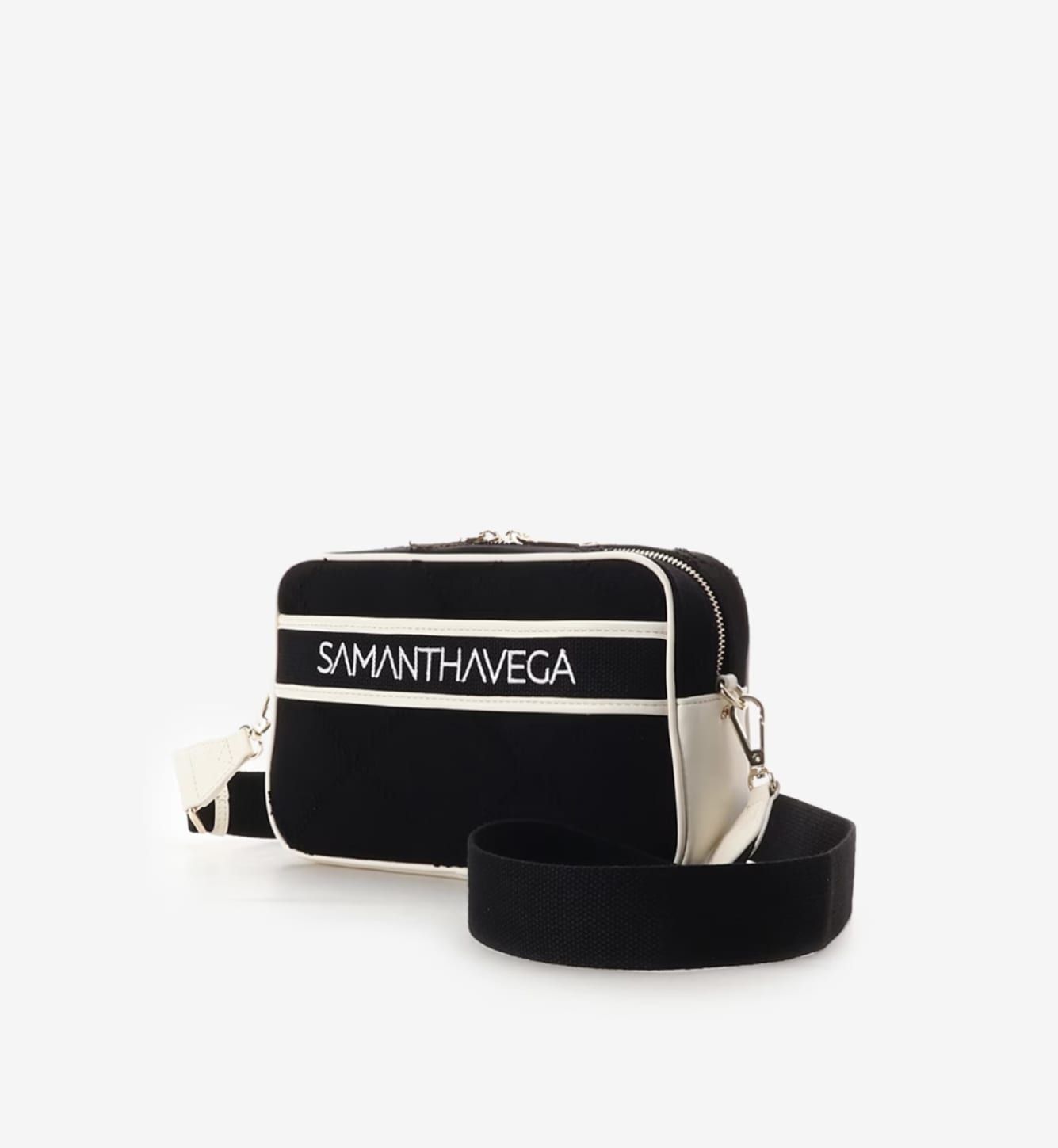 ロゴテープデニムショルダー【ブラック】  ブラック