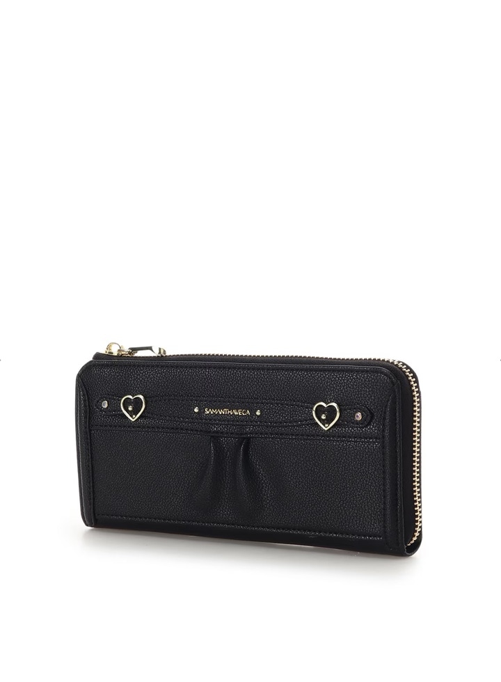 ハートベルト長財布【ブラック】 ブラック