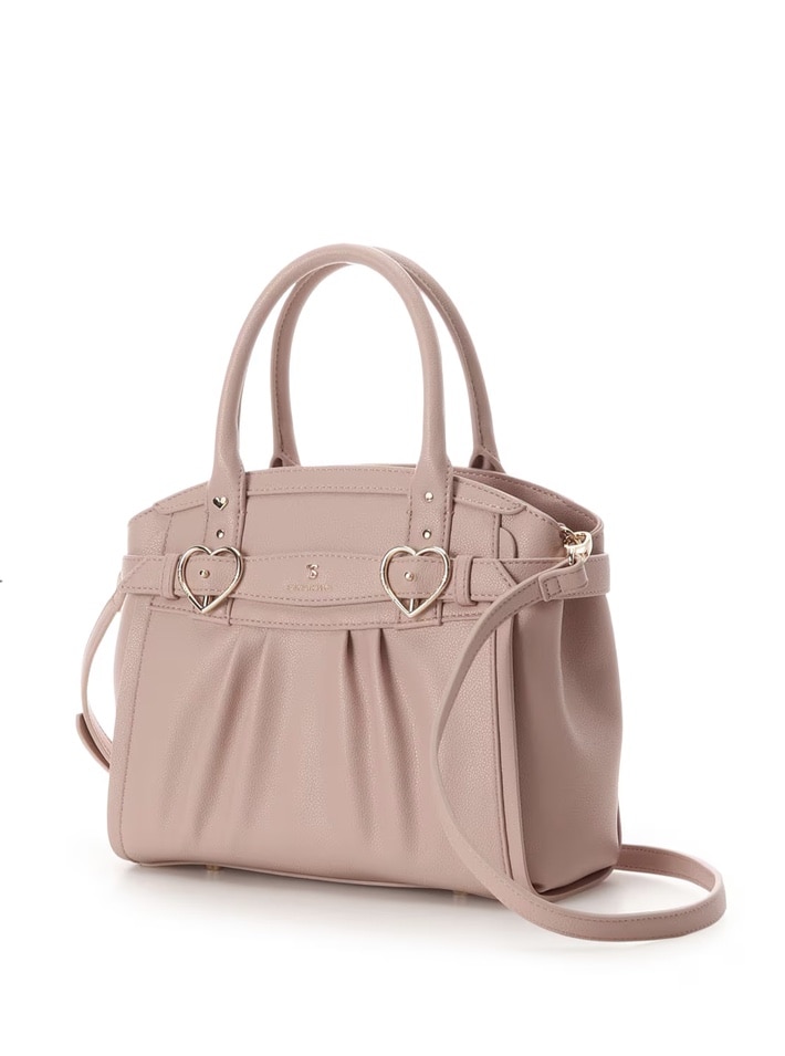 ハートベルトハンドバッグ【ピンク】 ピンク