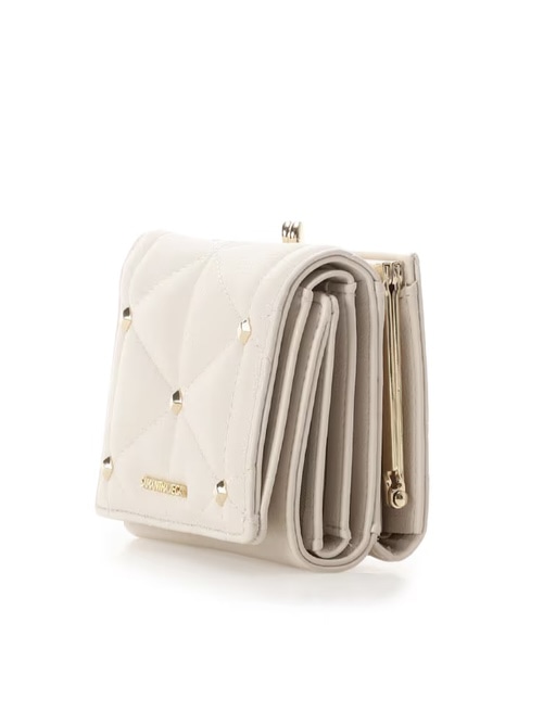 キルティングスタッズ折財布【ホワイト】 ホワイト