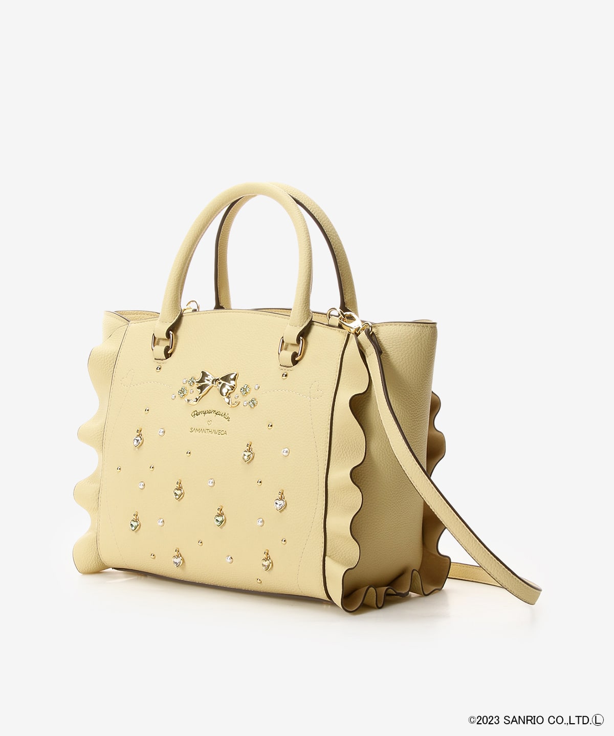 低価格 ポムポムプリンコレクション】フラッター（小）(イエロー バッグ