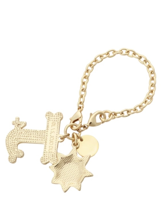 SAMANTHAVEGA×アニメ『ジョジョの奇妙な冒険 ダイヤモンドは砕けない』　「吉良吉影」コレクション　2WAYチャーム【ゴールド】 ゴールド