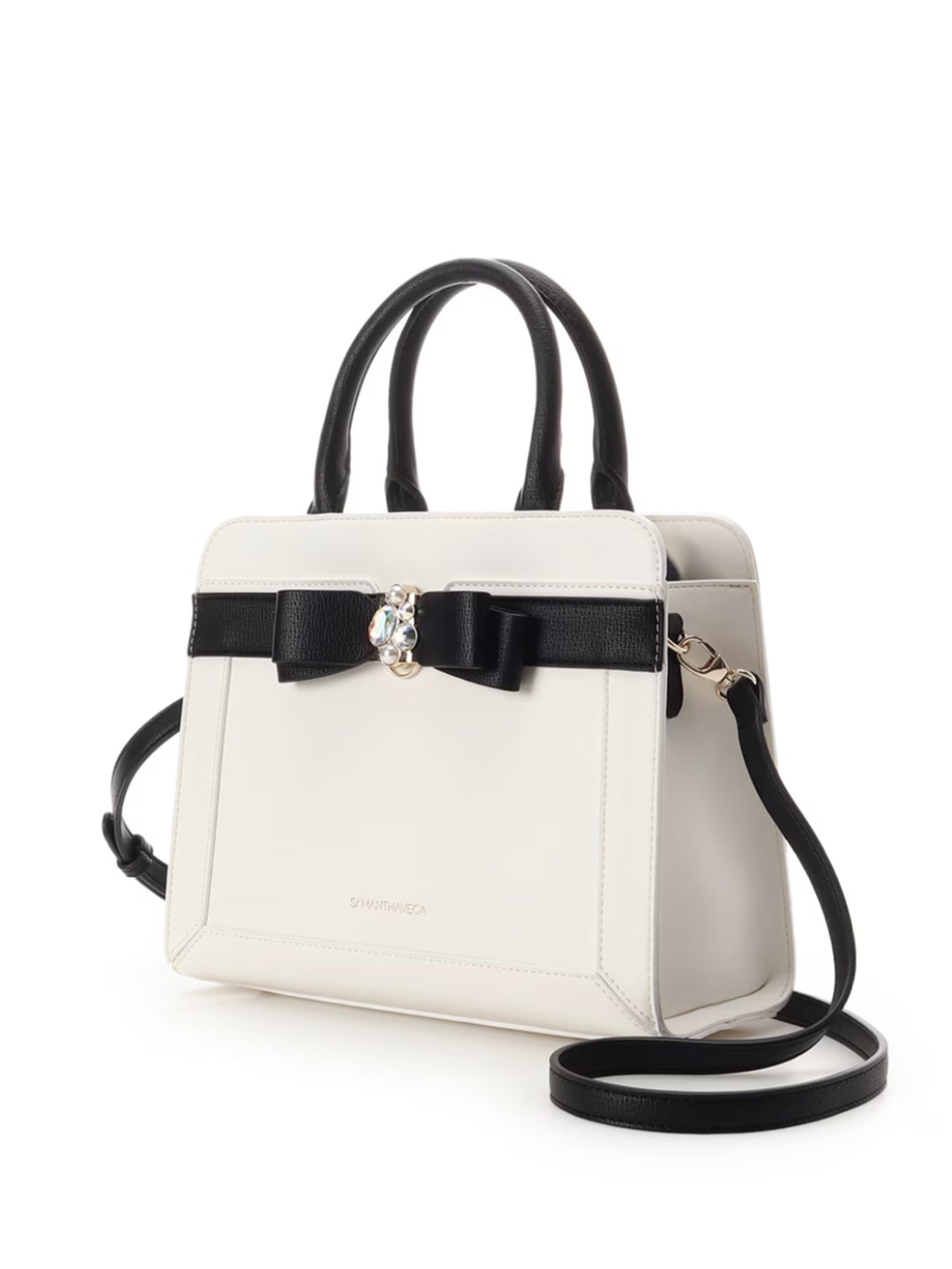 ジュエルリボンハンドバッグ【マルチカラー】 マルチカラー