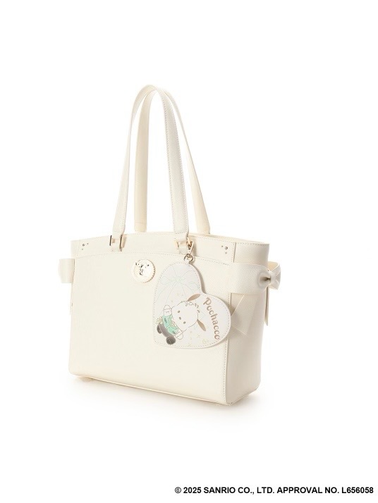 【ポチャッココレクション】A4トートバッグ オフホワイト
