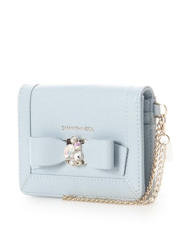 ジュエルリボンパスケース【ライトブルー】 ライトブルー