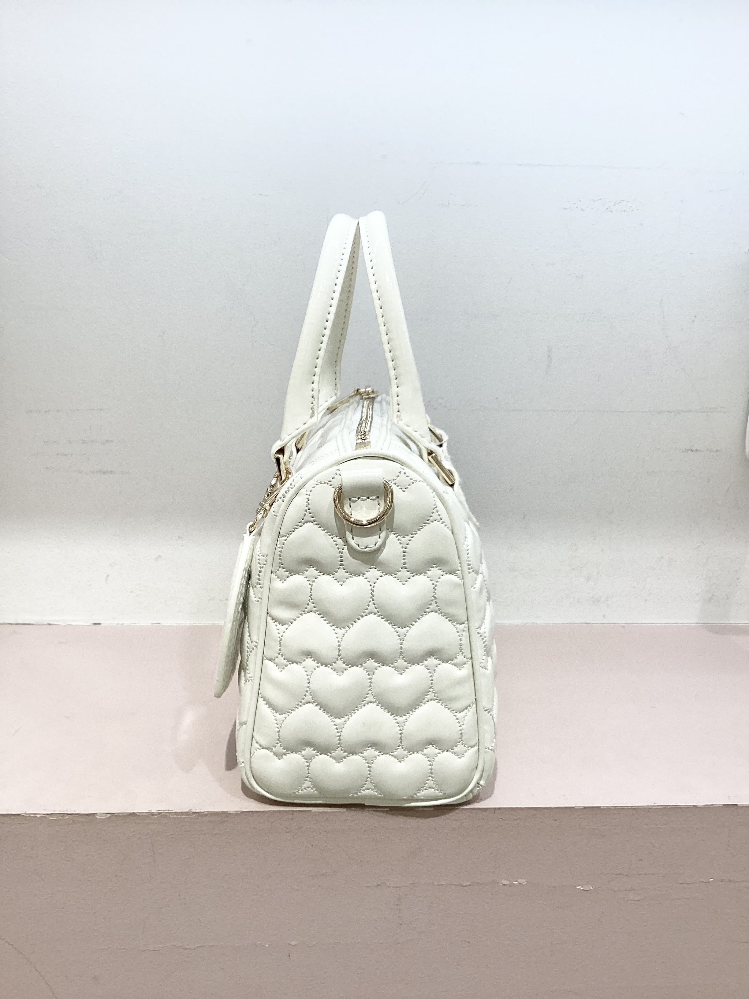 ■一部店舗限定■エターナルハートキルトボストン【ホワイト】 ホワイト