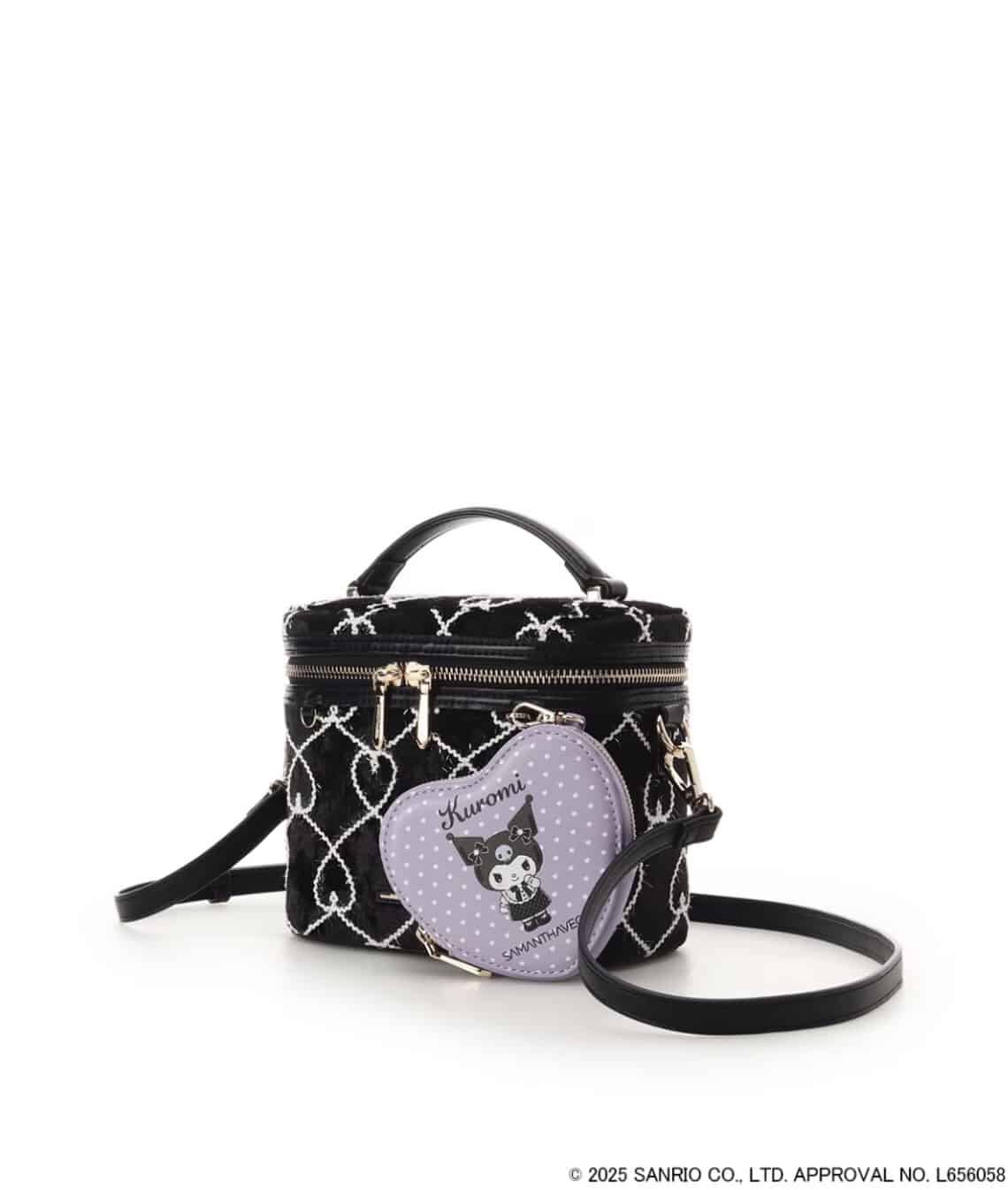 「クロミコレクション」バニティバッグ ブラック