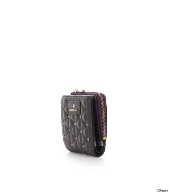 ディズニーヴィランズコレクション 「アースラ」 折財布 ダークグレー