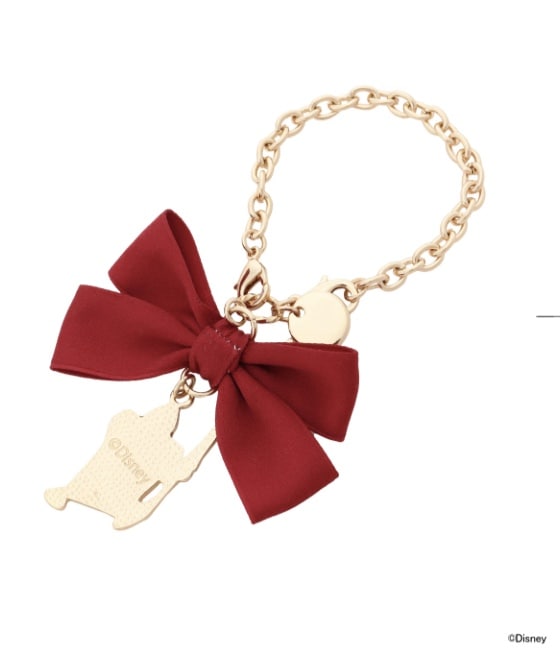 ディズニーヴィランズコレクション 「ハートの女王」 バッグチャーム ゴールド