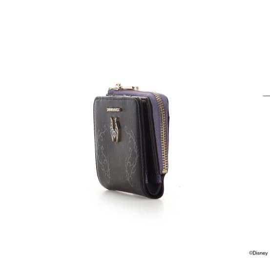 ディズニーヴィランズコレクション 「マレフィセント」 折財布 ブラック