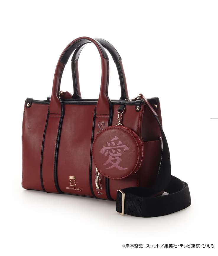 『NARUTO-ナルト- 疾風伝』コラボコレクション「我愛羅」 ハンドバッグ【レッド】 レッド