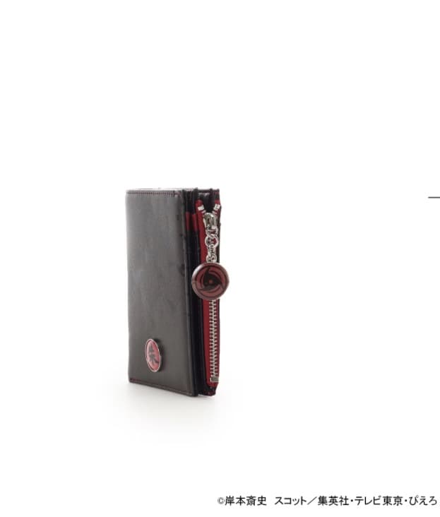 『NARUTO-ナルト- 疾風伝』コラボコレクション「うちはイタチ」折財布【ブラック】 ブラック