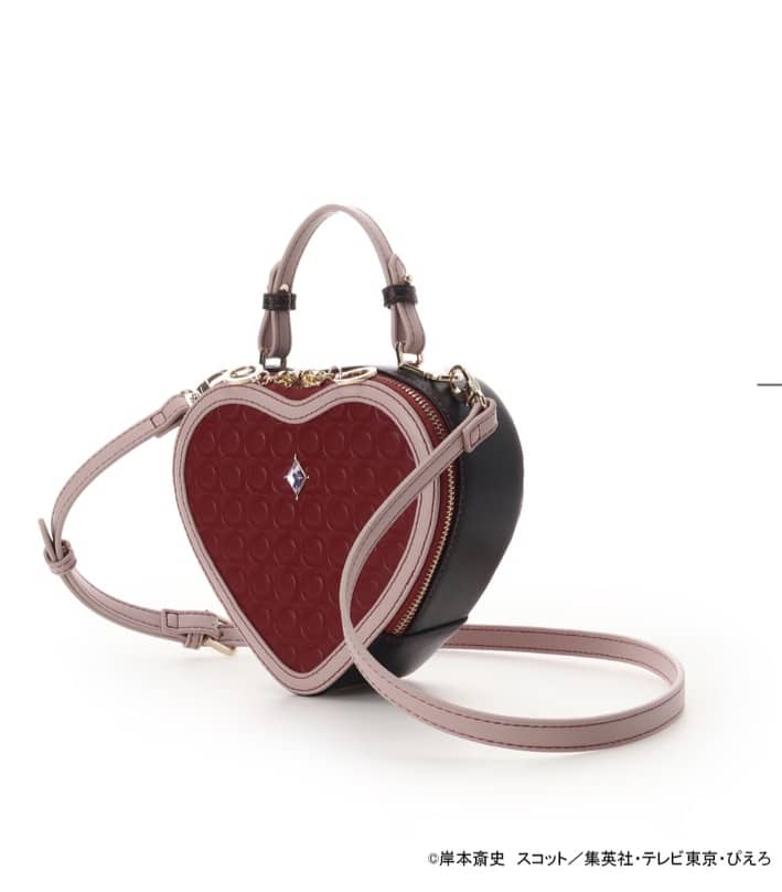 『NARUTO-ナルト- 疾風伝』コラボコレクション「春野サクラ」 ハート型ショルダーバッグ【2025年12月中旬以降順次発送予約商品】 レッド