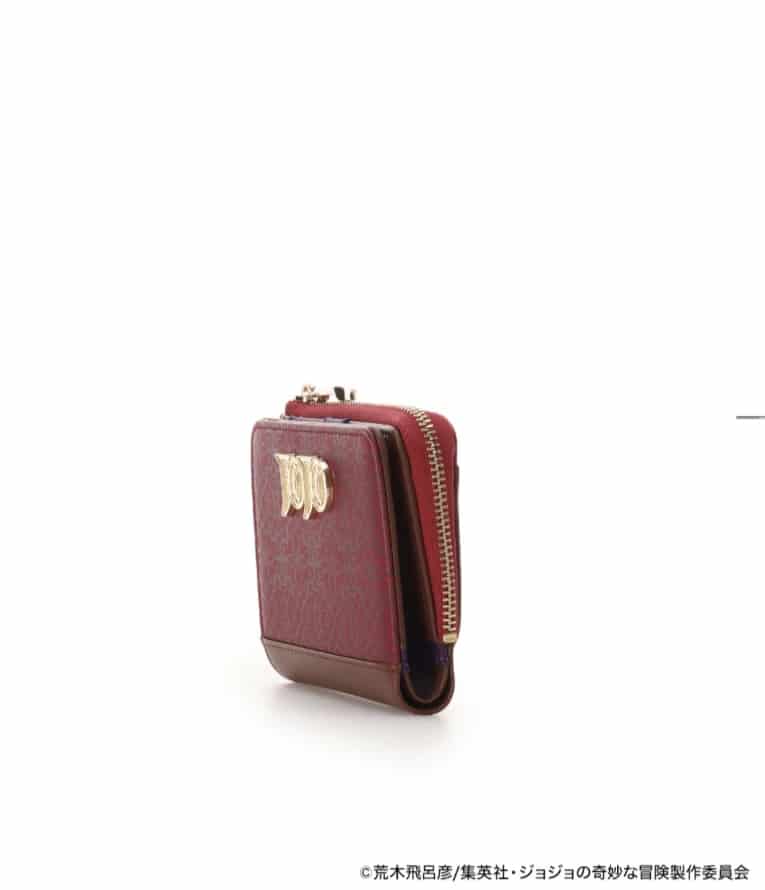アニメ『ジョジョの奇妙な冒険 ファントムブラッド』「ディオ・ブランドー」コラボコレクション　折財布　【ワインレッド】 ワインレッド