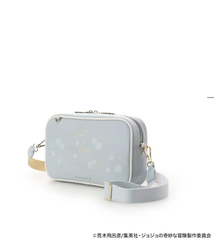 アニメ『ジョジョの奇妙な冒険 戦闘潮流』「シーザー・A・ツェペリ」コラボコレクション　ショルダーバッグ　【ピンク】 ピンク