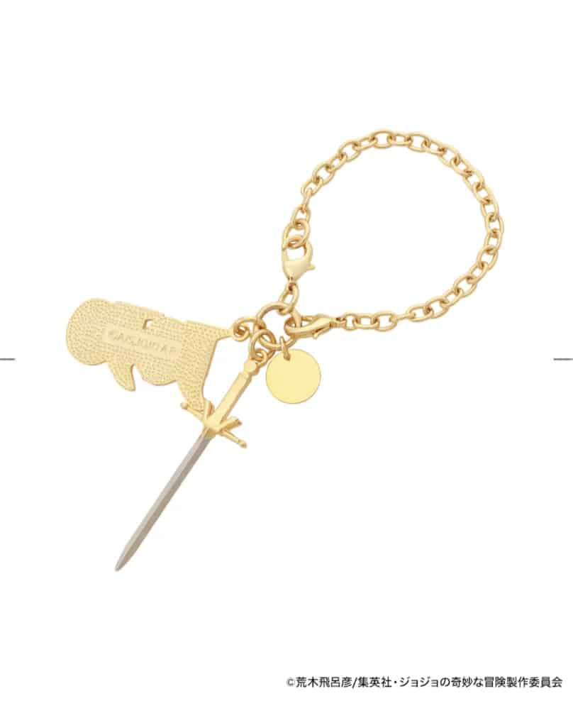 アニメ『ジョジョの奇妙な冒険 ファントムブラッド』「ジョナサン・ジョースター」コラボコレクション　バッグチャーム　【ゴールド】 ゴールド