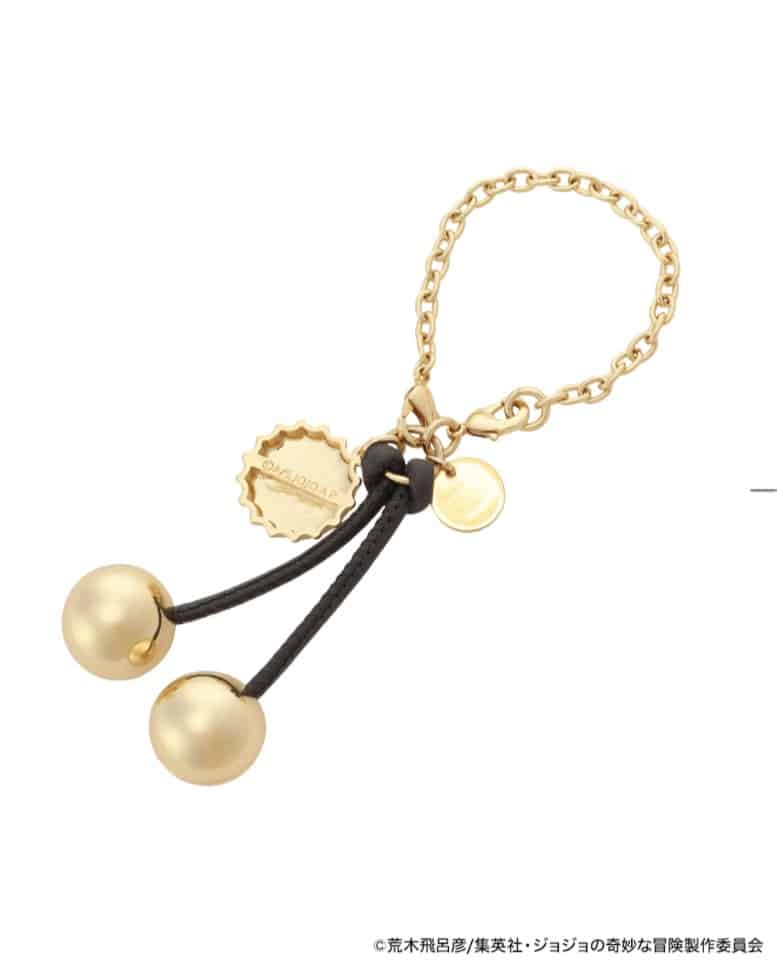アニメ『ジョジョの奇妙な冒険 戦闘潮流』「ジョセフ・ジョースター」コラボコレクション　バッグチャーム　【ゴールド】 ゴールド