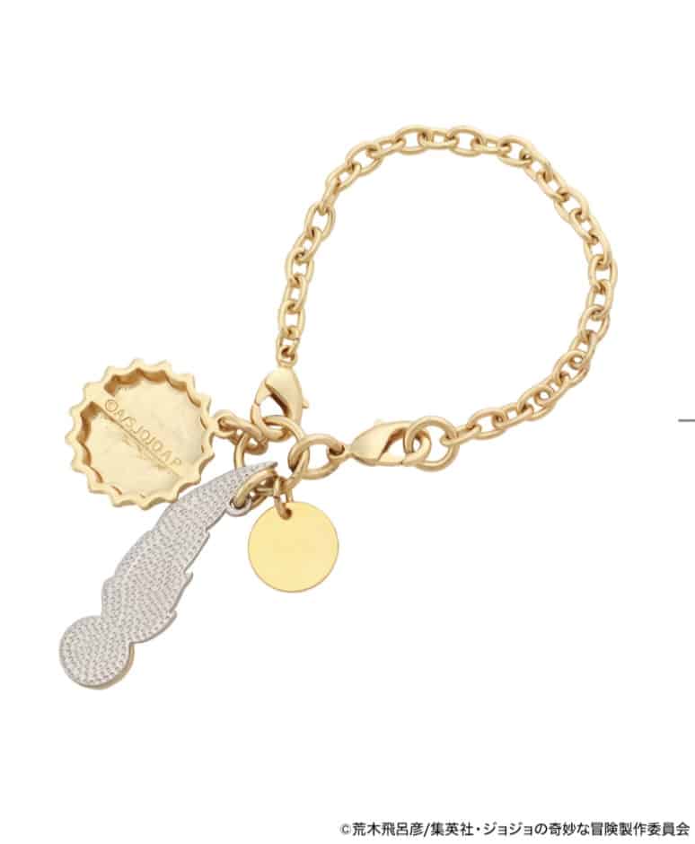 アニメ『ジョジョの奇妙な冒険 戦闘潮流』「シーザー・A・ツェペリ」コラボコレクション　バッグチャーム　【ゴールド】 ゴールド