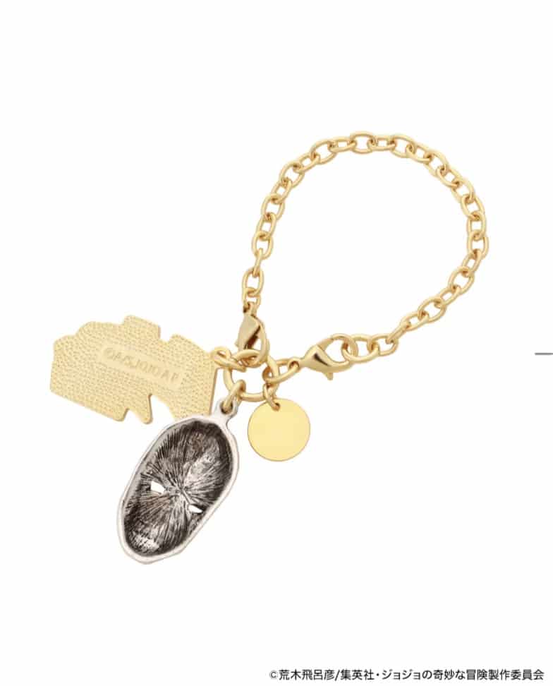 アニメ『ジョジョの奇妙な冒険 戦闘潮流』「石仮面」バッグチャーム　【ゴールド】 ゴールド