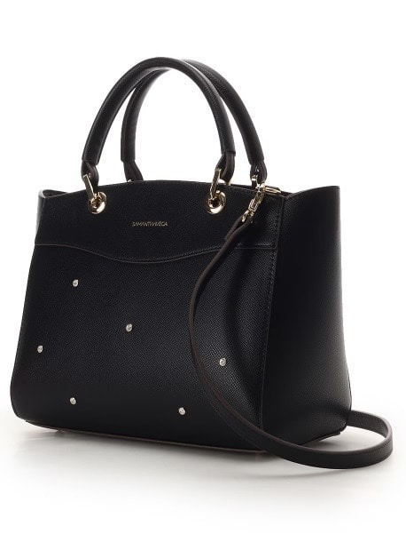 ストロベリーモチーフハンドバッグ【ブラック】 ブラック