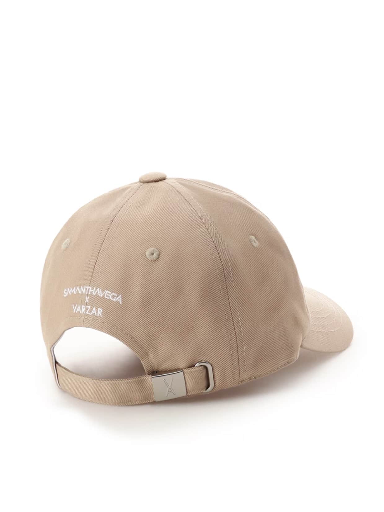 SAMANTHAVEGA×「VARZAR（バザール）」コラボコレクション ロゴ刺繍キャップ【ベージュ】 ベージュ