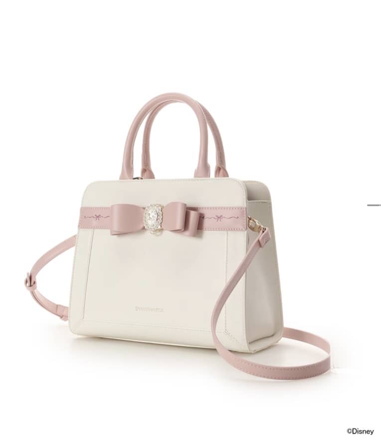 『おしゃれキャット』「マリー」コレクションハンドバッグ【ホワイト】 ホワイト