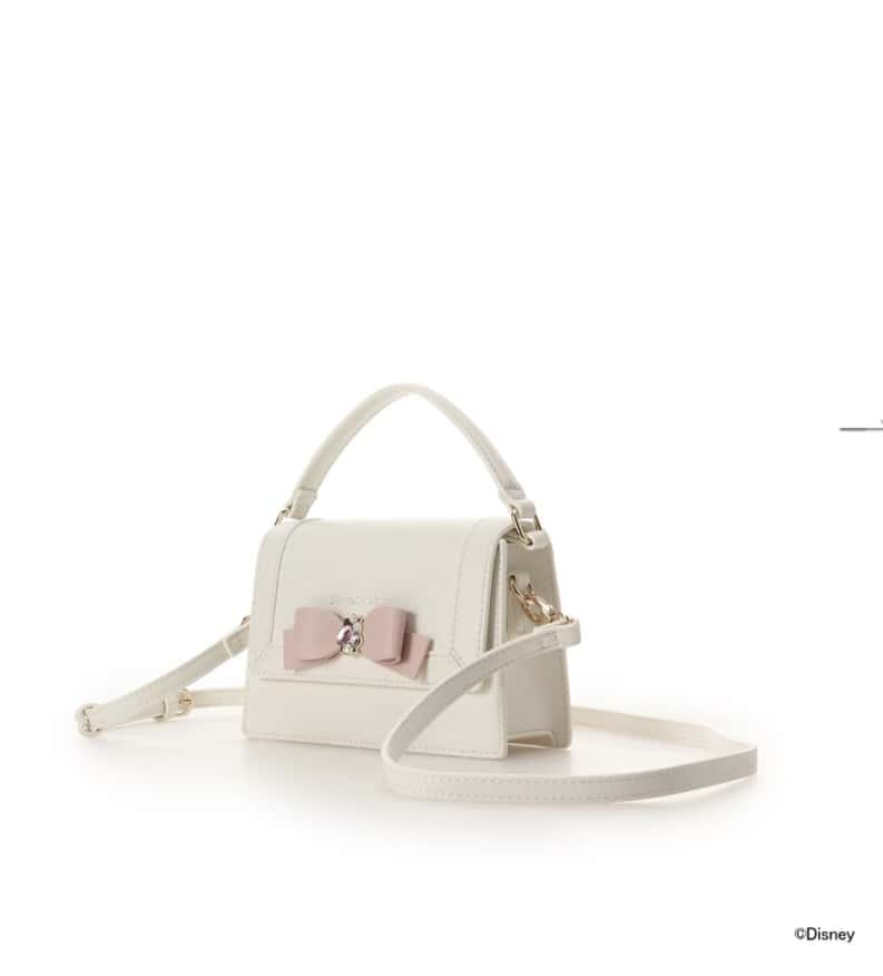 『おしゃれキャット』「マリー」コレクションミニショルダーバッグ【マリー】 ホワイト