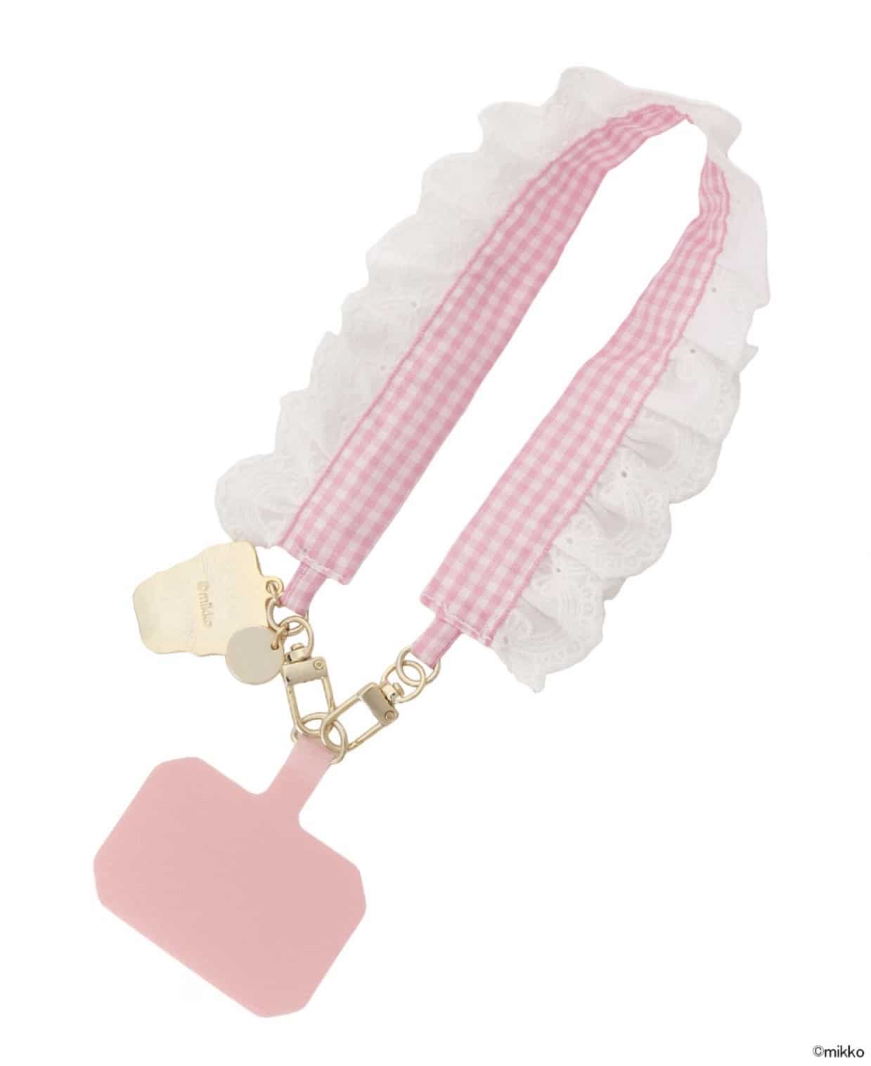 Lil ala mode×SAMANTHAVEGAコレクション 2WAY バッグチャーム【ムース】 ホワイト