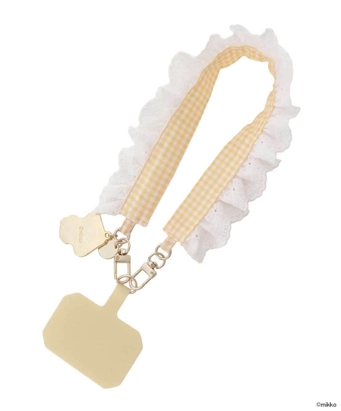 Lil ala mode×SAMANTHAVEGAコレクション 2WAY バッグチャーム【スフレ】 イエロー