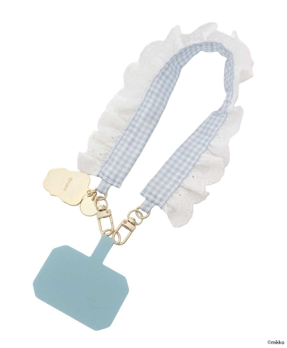 Lil ala mode×SAMANTHAVEGAコレクション 2WAY バッグチャーム【ラテ】 ライトブルー