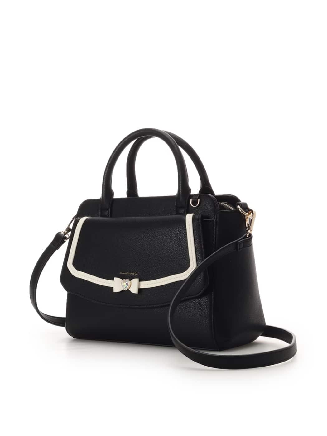 プチリボンハンドバッグ【ブラック】 ブラック