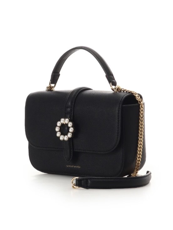 サークルパールショルダーバッグ【ブラック】 ブラック