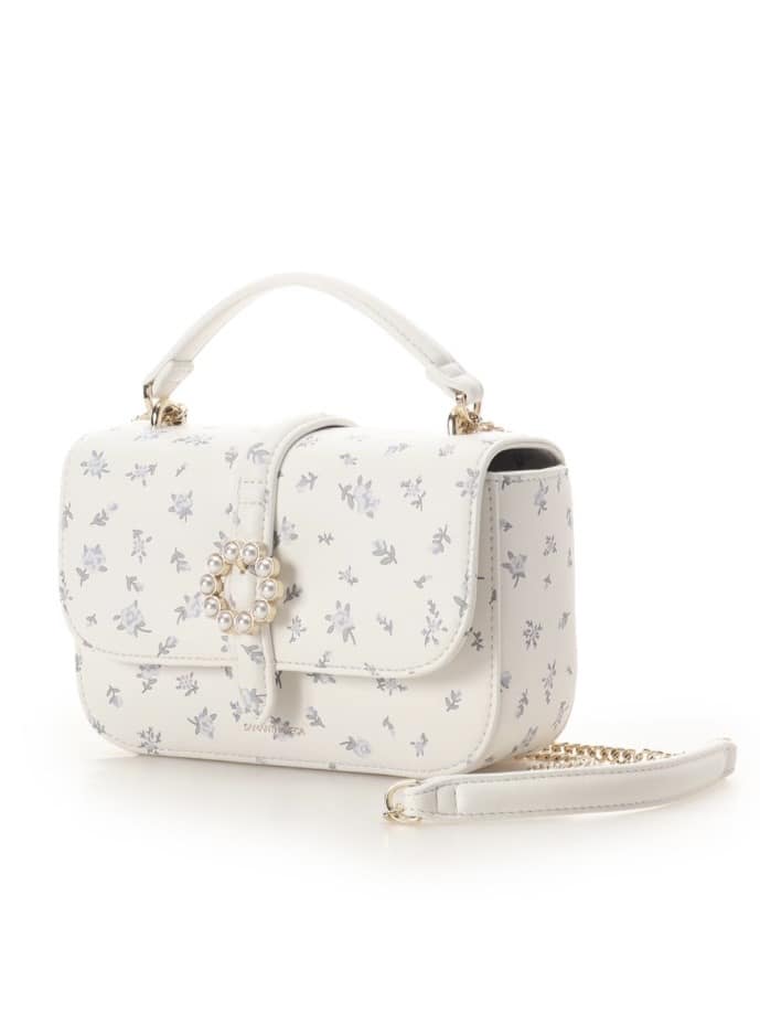 サークルパールショルダーバッグ【ホワイト】 ホワイト