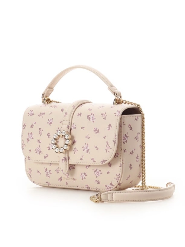 サークルパールショルダーバッグ【ピンク】 ピンク