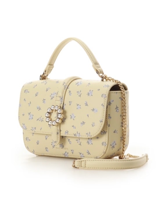 サークルパールショルダーバッグ【イエロー】 イエロー