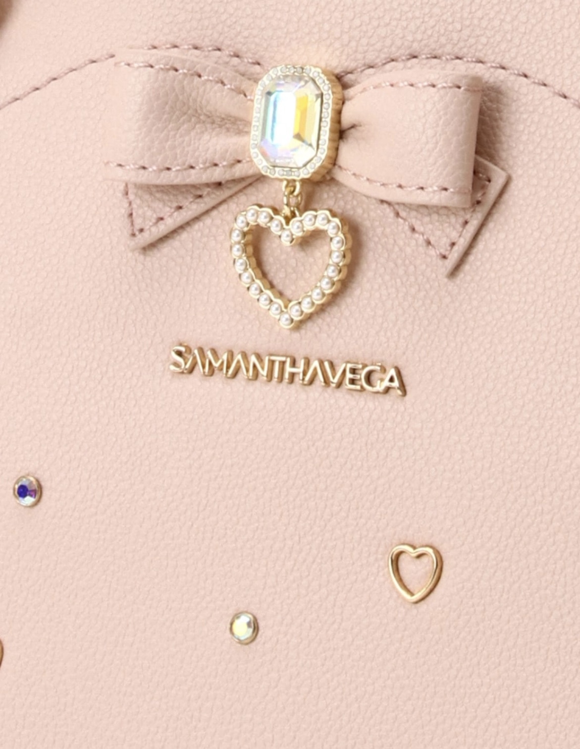 サイドレースアップリボンビジューフラッター　【ピンク】 ピンク