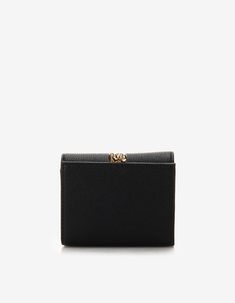 ビジューフラッター折財布【ブラック】 ブラック