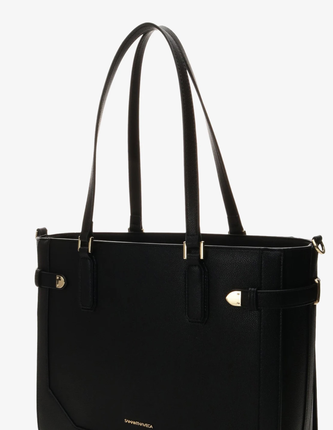 ベルト金具トートバッグ【ブラック】 ブラック