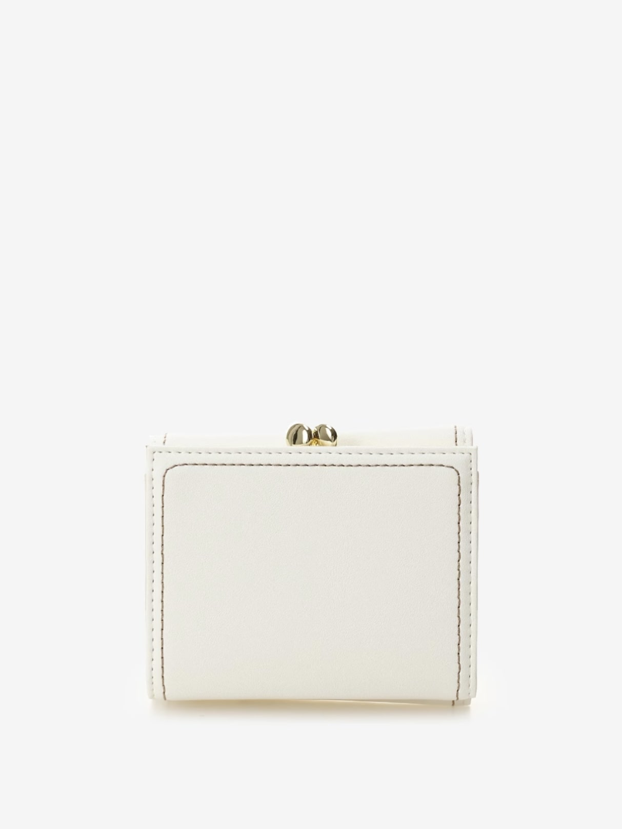 フリルリボン折財布【ホワイト】 ホワイト